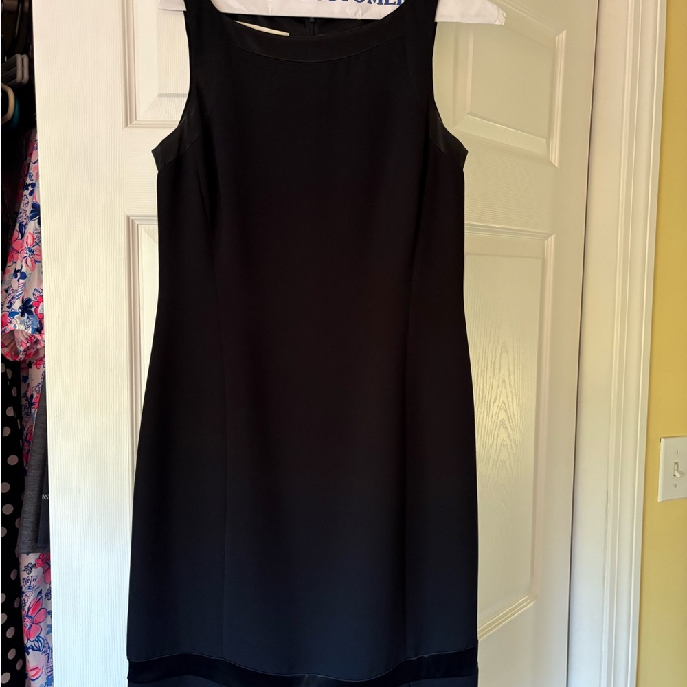 Jones New York Elegant Black Midi Dress